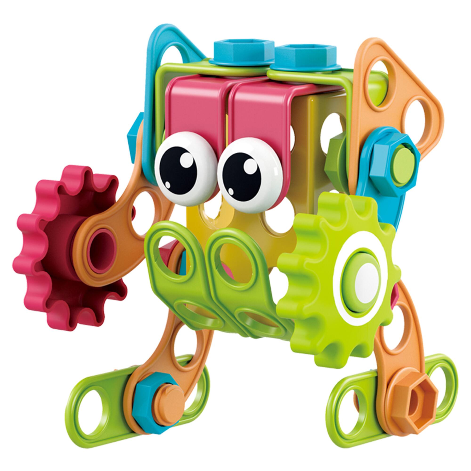 PicassoTiles® 250 Piece Engineering Construction Building Set